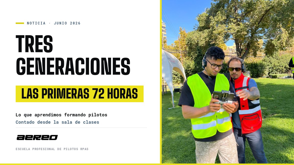 Instructor de Aereo acompañando a un alumno durante la práctica